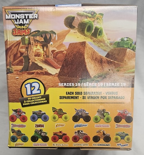 2025 Monster Jam Mini Jams Series 19 Complete Set of 12 Sealed w/Store Box - Picture 7 of 23