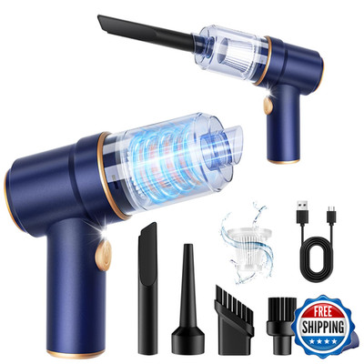 Kmm Handheld Car Vacuum Cleaner 9000Pa Vacuum Cleaner And Air Duster 120W High