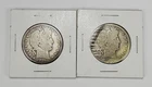 1906 & 1907 Denver Barber Half Dollars 90% Silver Actual coins pictured