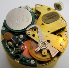new old stock ESA 9158 day date 3H electric Watch Movement 7 jewels for part ...