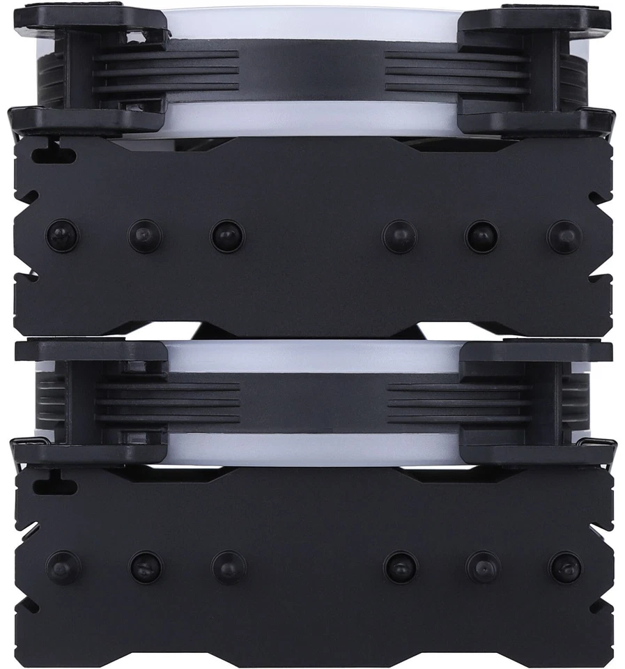 Gelid Solutions Glacier Black ARGB Intel AMD CPU Cooler 2 x 120mm Fans TDP 220W - Image 4 of 4