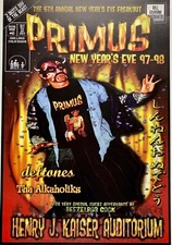 Mint Primus Deftones Henry J. Kaiser Poster BGP186 NYE 1997
