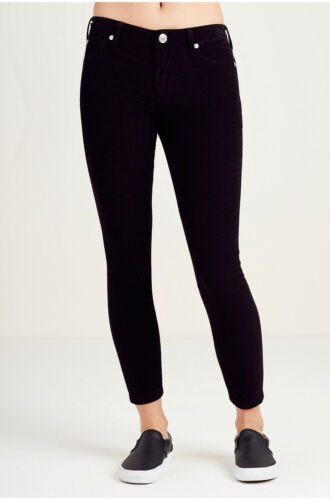 True Religion Women's Super Skinny Crop Capri Corduroy Stretch Pants - Picture 2 of 16