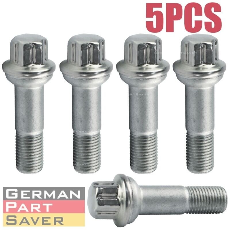 5PCS STAINLESS STEEL Wheel Lug Bolt 2 5/8