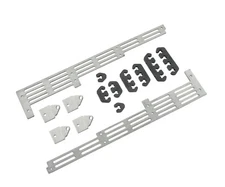 Mr Gasket 6018 Universal Spark Plug Wire Divider Bracket Set - Brushed Aluminum