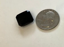 DILL BUTTONS - BLACK - SQUARE - SHANK - 1/2" - 5 BUTTONS IN SET