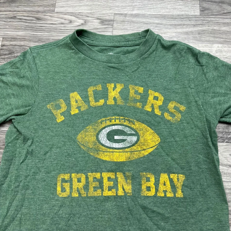 Camiseta GREEN BAY PACKERS NFL gráfica gola redonda verde básica masculina tamanho pequeno - Imagem 4 de 4