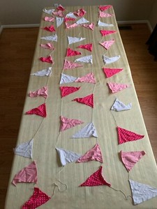 Nursery, Baby, Kids Room Hanging Pennant Flags, Garland Decoration