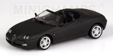 Minichamps 400120333 Alfa Romeo Spider Matt Black 1/43 Scale