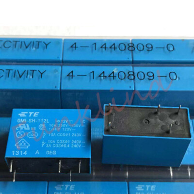 Tyco Electronics OMI-SH-112L 12VDC 10A 5 Pins SPDT Power Relay x2PCS NEW