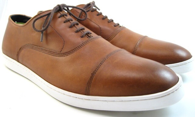 Allen Edmonds "PARK AVENUE" Men's Leather Oxford Dress Sneakers 11 D Chili(483N)