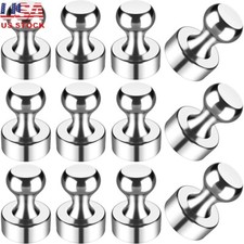 Strong Neodymium Magnets 12Pcs Whiteboard Fridge Office Classroom Organizer New