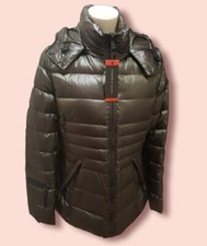 Andrew Marc Down Puffer Jacket Detachable Hood New Size M Bronze