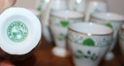 Raynaud Limoges MONTEZUMA GREEN 10 piece Breakfast Set With Egg Cups RARE FIND  — photo 3