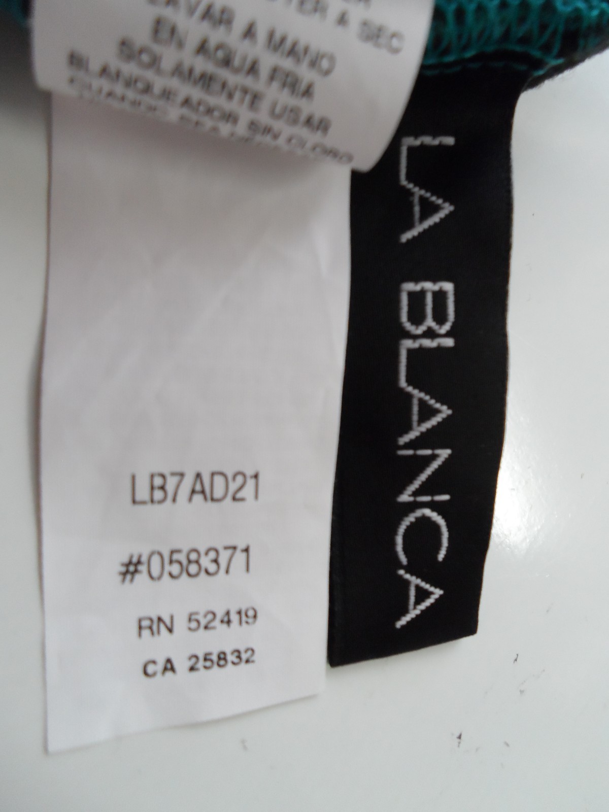 La Blanca Midnight Rain Twist Front One Piece Swimsuit GREEN 8-NWOT | eBay