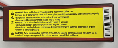 Dynamite Reaction 2.0 11.1V 5000mAh 50C 3S Hardcase LiPo RC Battery w/ EC5 Plug - Picture 5 of 6