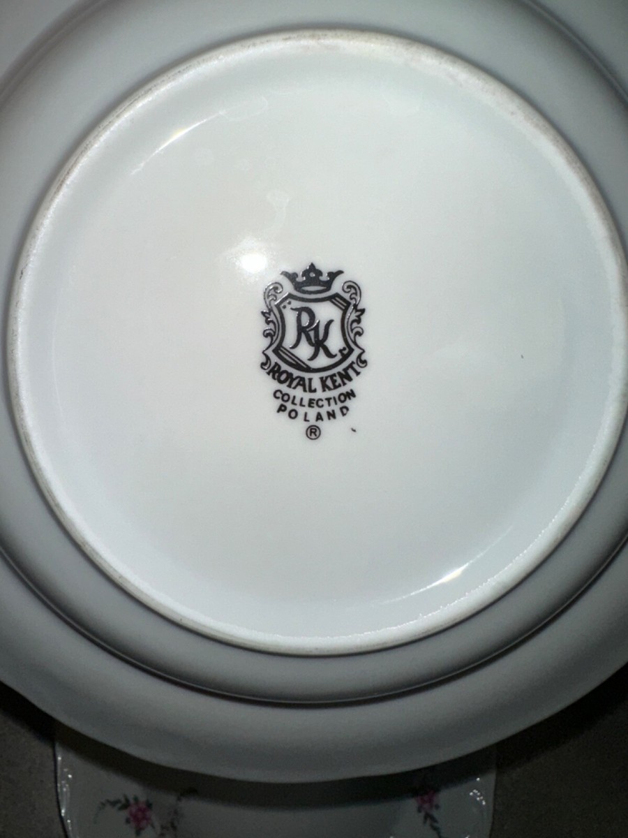 Royal Kent Poland China Bavarian Rose 36 Piece Formal Dining Set