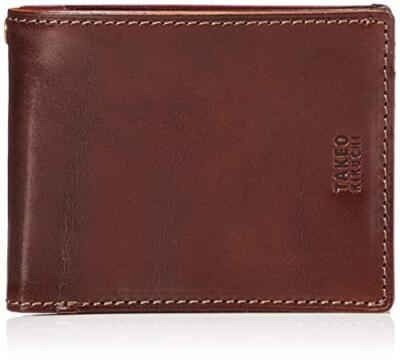 Takeo Kikuchi] Bifold Wallet Area 266615 Chocolate | eBay