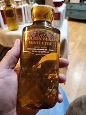 2 BATH  BODY WORKS GOLDEN BERRY MISTLETOE BODY WASH 10 OZ