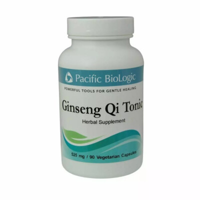 Pacific BioLogic Ginseng Qi Tonic - 525 mg - Plant Based - 90 Vegetarian Capsule