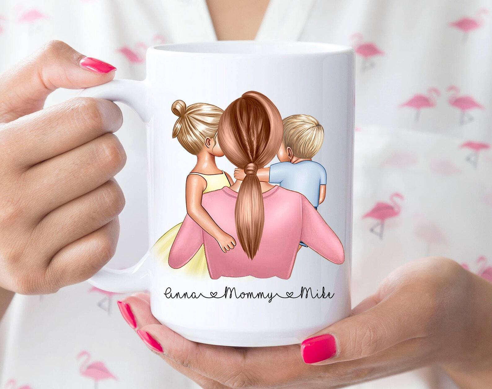 Mom Mug Mothers Day Mug Mother Children Mug Mom And Baby Mom And Child Mug