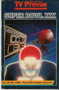 85 TV Prevue Super Bowl XIX O J Marino Montana 2nd City