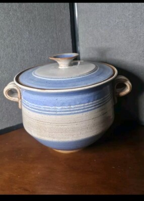 Deneen Pottery Vintage Tureen Stamped PD either Peter Deneen or Phil Docken
