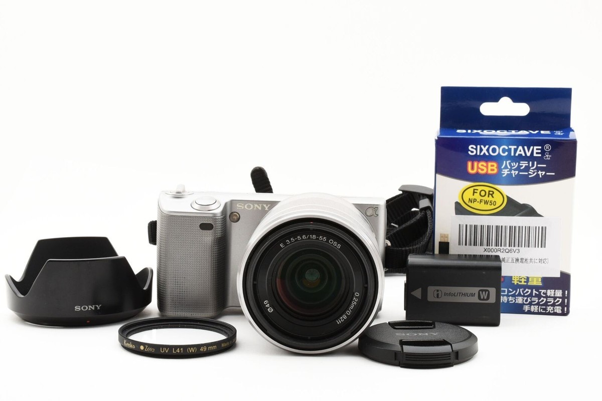 Sony NEX-5 14.2MP Digital Mirrorless Camera +E 18-55mm OSS Sony NEX-5 14.2MP Digital Mirrorless Camera +E 18-55mm OSS