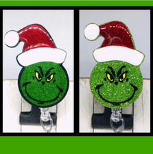 Badge Reel, Christmas Badge Reel, Nurse Badge Reel, Christmas, Grinch Badge Reel