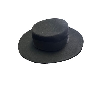 Aqua Women\'s Wool Black Fedora Hat Cap One Size Aqua Women main image 3