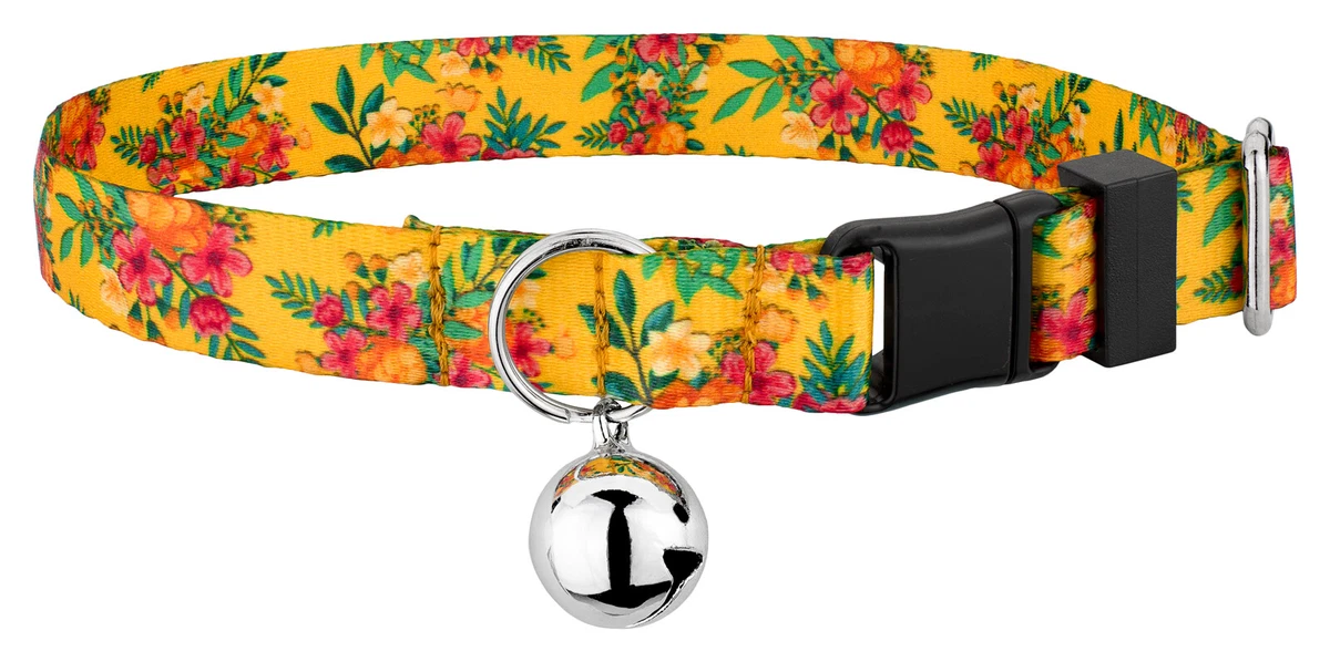 Floral cat collar top