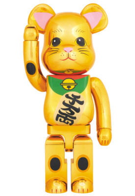 BEARBRICK Maneki Neko Gold 1000% Lucky Cat 2017 BE@RBRICK BEARBRICK Maneki Neko Gold 1000% Lucky Cat 2017 BE@RBRICK