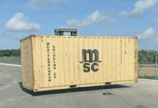 Used 20' Dry Van Steel Storage Container Shipping Cargo Conex Seabox Jacksonvill