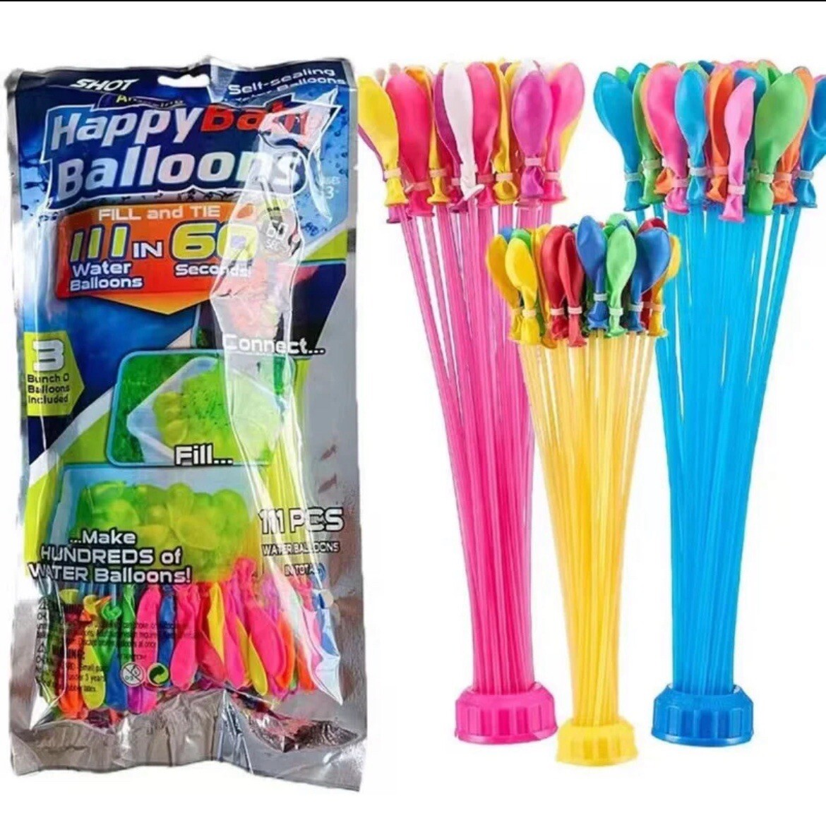 Happy Baby 100 XShot Water Balloons for sale online