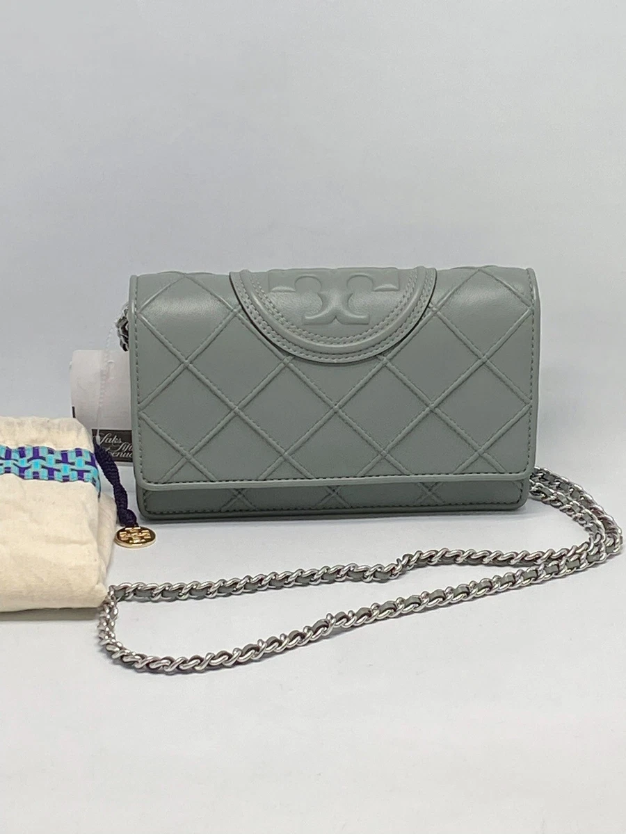 Tory burch fleming wallet on cheap chain