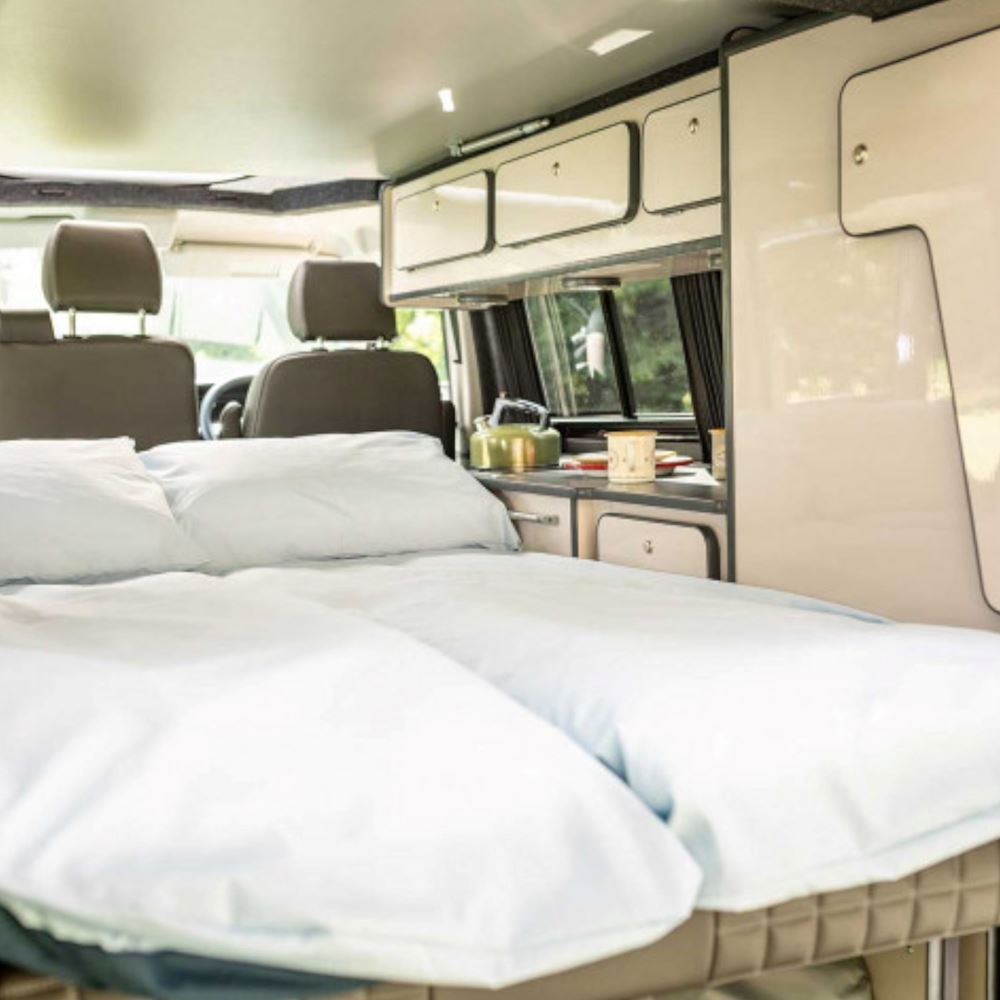 Duvalay Compact Sleeping Bag 4.5 Tog & 2.5cm Memory Foam Mattress ALL