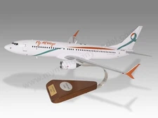 Boeing 737-800 FlyAllways Desk Wood Airplane New Model Large Scale 1/100