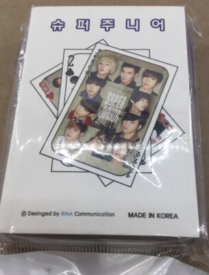 Super Junior K-Pop Band Korea New NOS Sealed Deck Pack Playing Cards