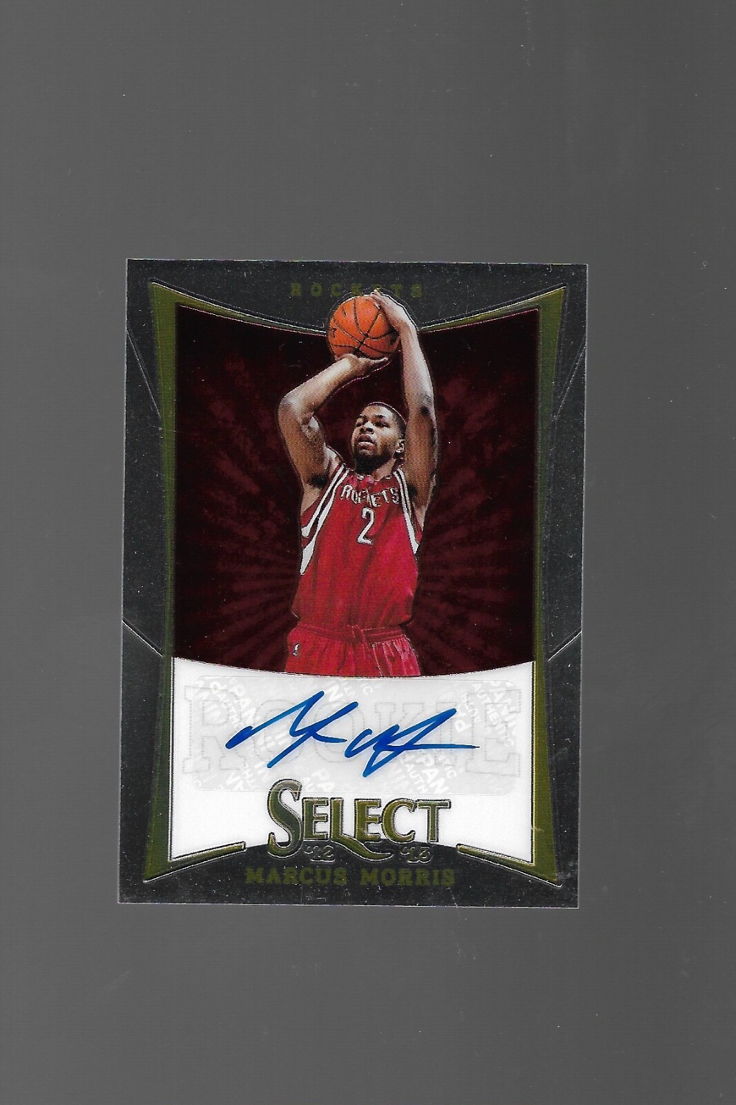 2012-13 Panini Select Marcus Morris  Auto #275/299