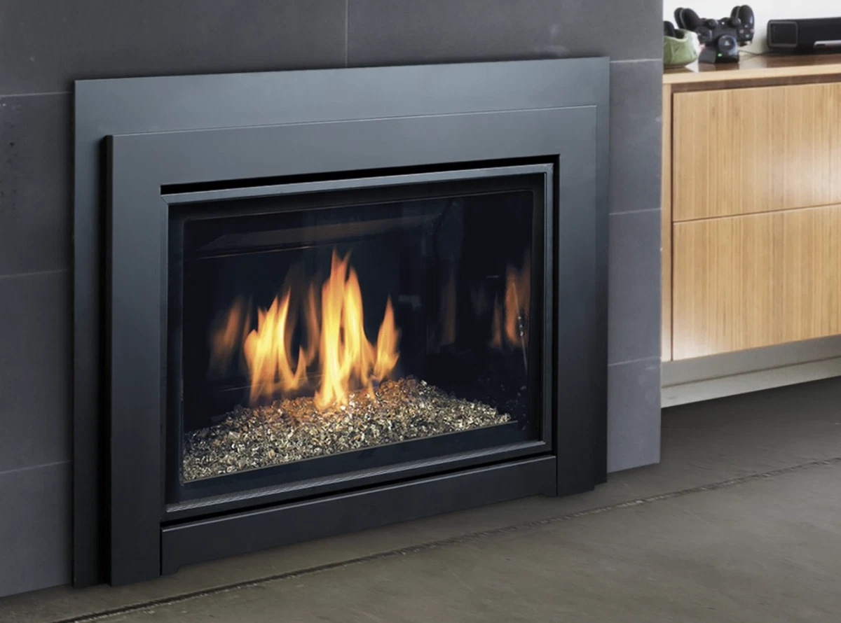 Kingsman 44u0026#034; Direct Vent Fireplace Insert, IPI Ignition, NG - IDV44N |  eBay