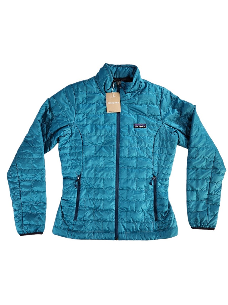 Patagonia Nano Puff Jacket Belay Blue Women's Size XS New With