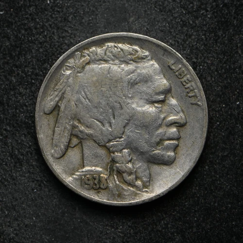 1938-D Buffalo Nickel VF (bb14634)