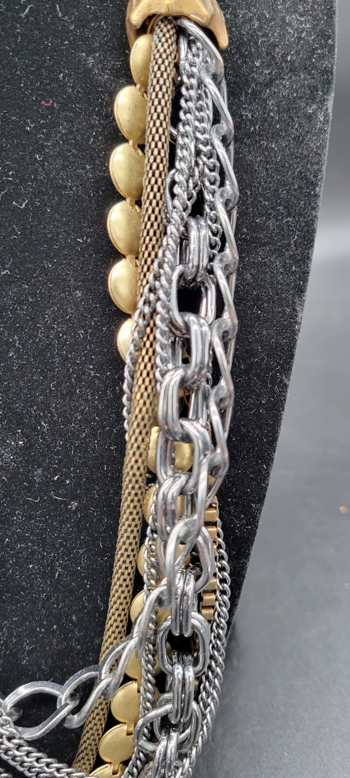 Dramatic Statement Necklace 18" Stunning Array of… - image 4