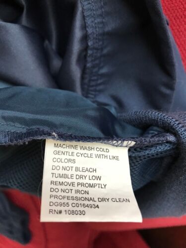 ENRON Vintage Strategic Energy Windbreaker Jacket Size Large Navy Blue - Picture 4 of 4
