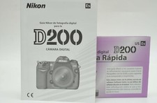 Spanish Nikon d200 Manual with Quick Start Guide Spanish 