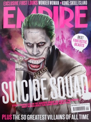 Empire Magazine September 2016 Suicide Squad JARED LETO THE JOKER Margot Robbie