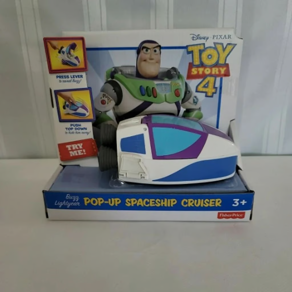 Disney Pixar Toy Story 4 Buzz Lightyear/pop-up Spaceship Cruiser