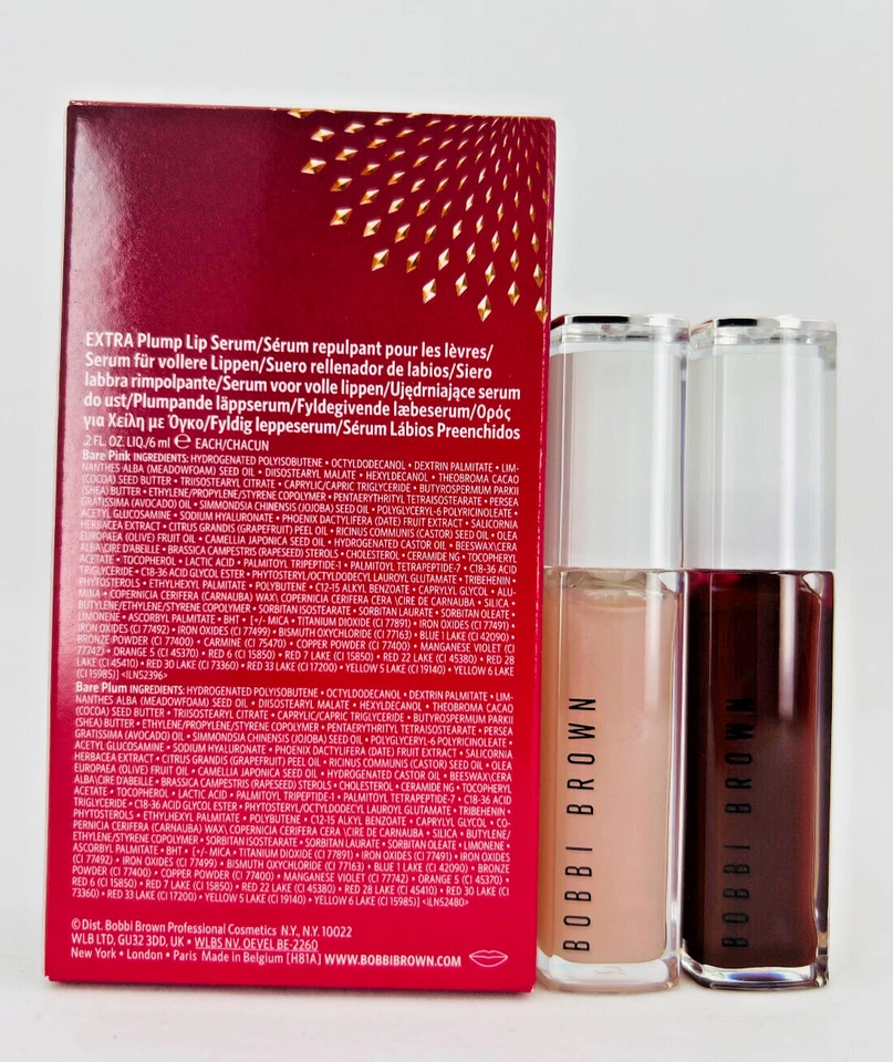 Bobbi Brown Sheer Shine Extra Plump Lip Serum Set - 2 Piece Set Brand New In Box - Image 3 of 3