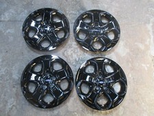 1 Set Of 4 Brand New 2010 2011 2012 Fusion 17 Wheel Covers Hubcaps Black 7052