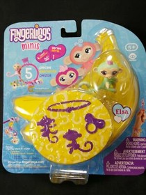 Fingerlings Minis Series Lot of 2 Banana Blister 6 figures New Elsa Meg WowWee 